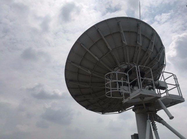 Ground Satellite Communication Station